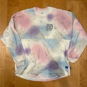 Disney parks Spirit jersey 100 anniversary sweatshirt Mickey Donald  L new NWOT